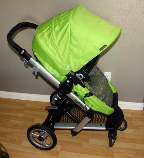 peg perego green stroller